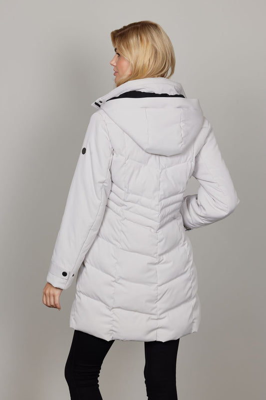 JUNGE Miranda Off White Down Jacket