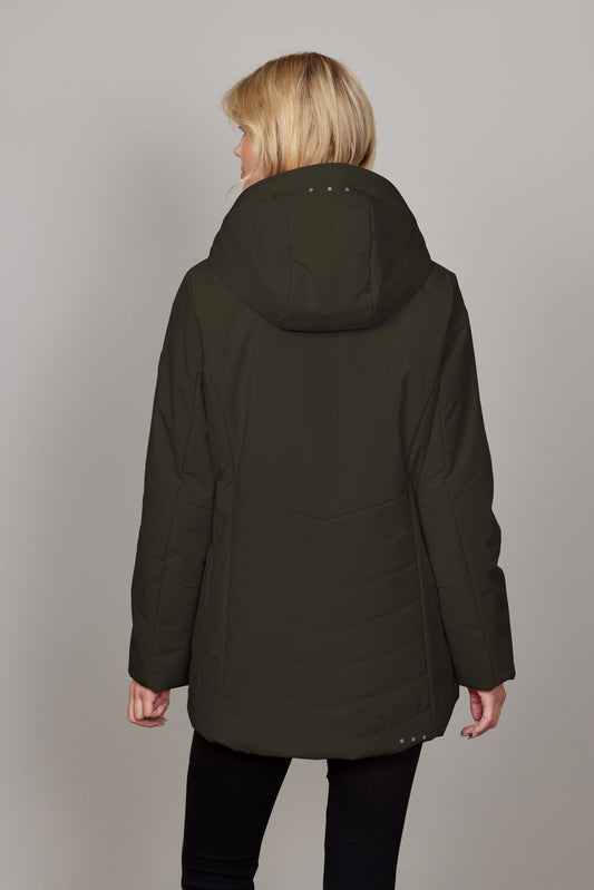 JUNGE Dark Olive Morgan Waterproof Jacket