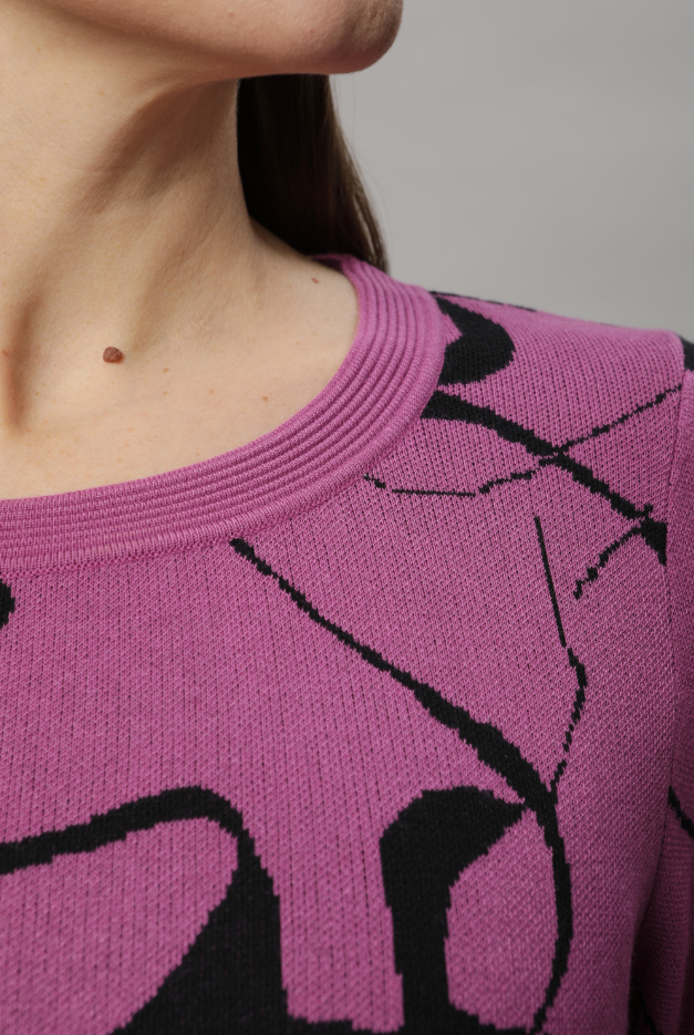 Gollehaug Fuchsia Knit Jumper