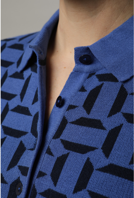 Gollehaug Blue Knit Jumper