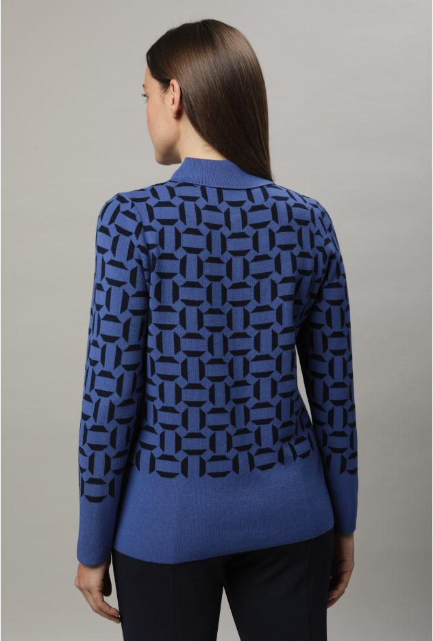 Gollehaug Blue Knit Jumper