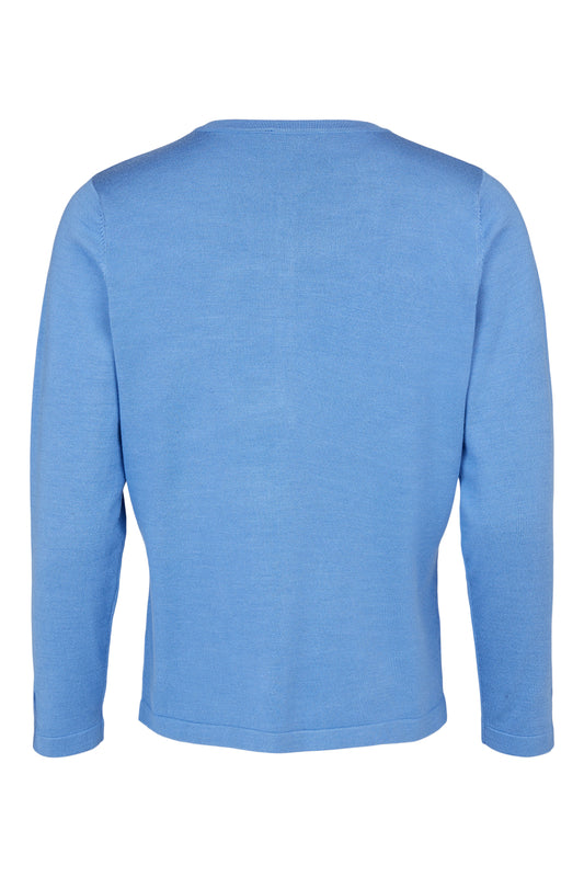 SUNDAY Blue Classic Button Up Cardigan