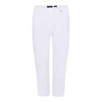 ROBELL Marie 07 White Denim Crop Jeans