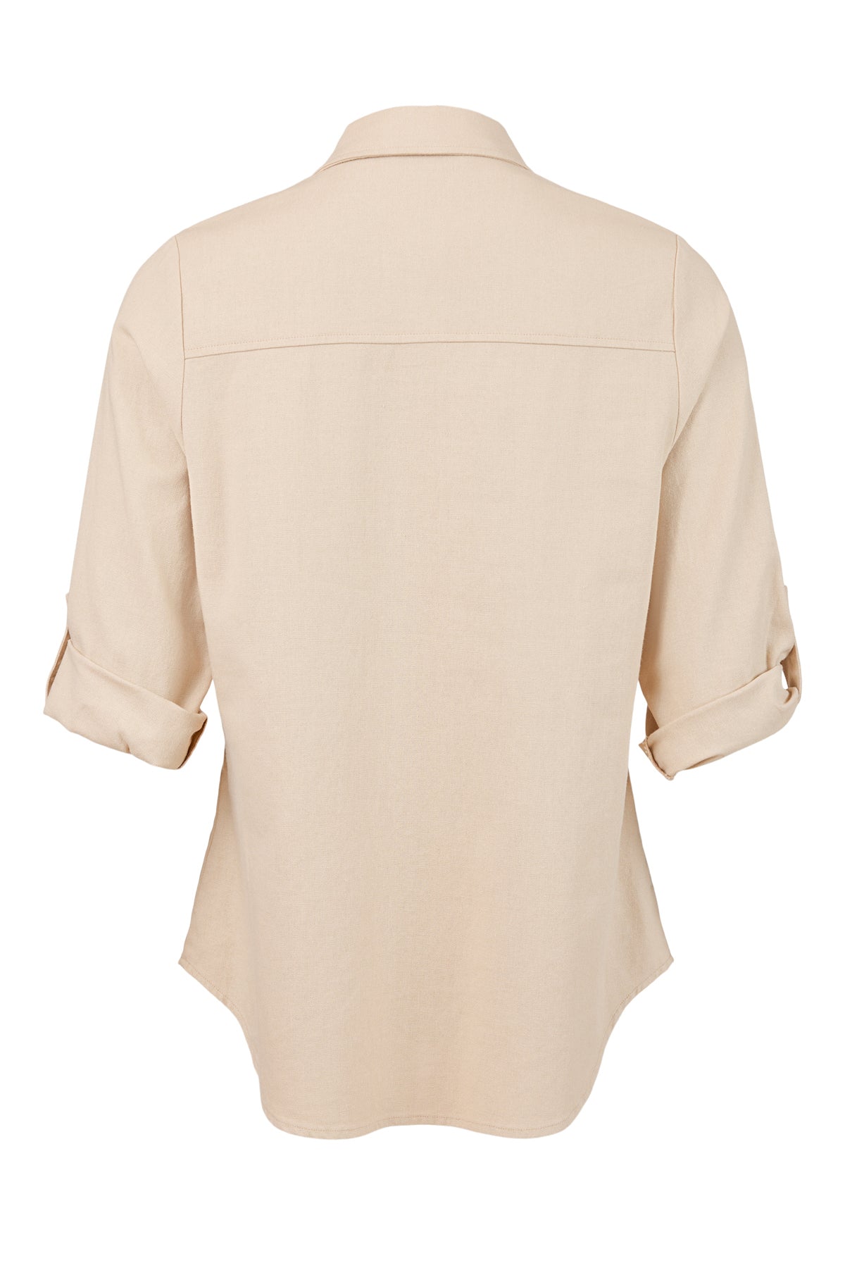 SUNDAY Dark Cream Linen Shirt