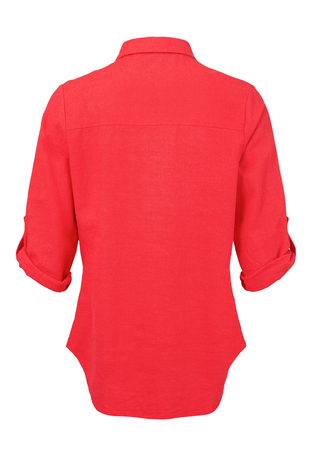 SUNDAY Vermillion Linen Shirt