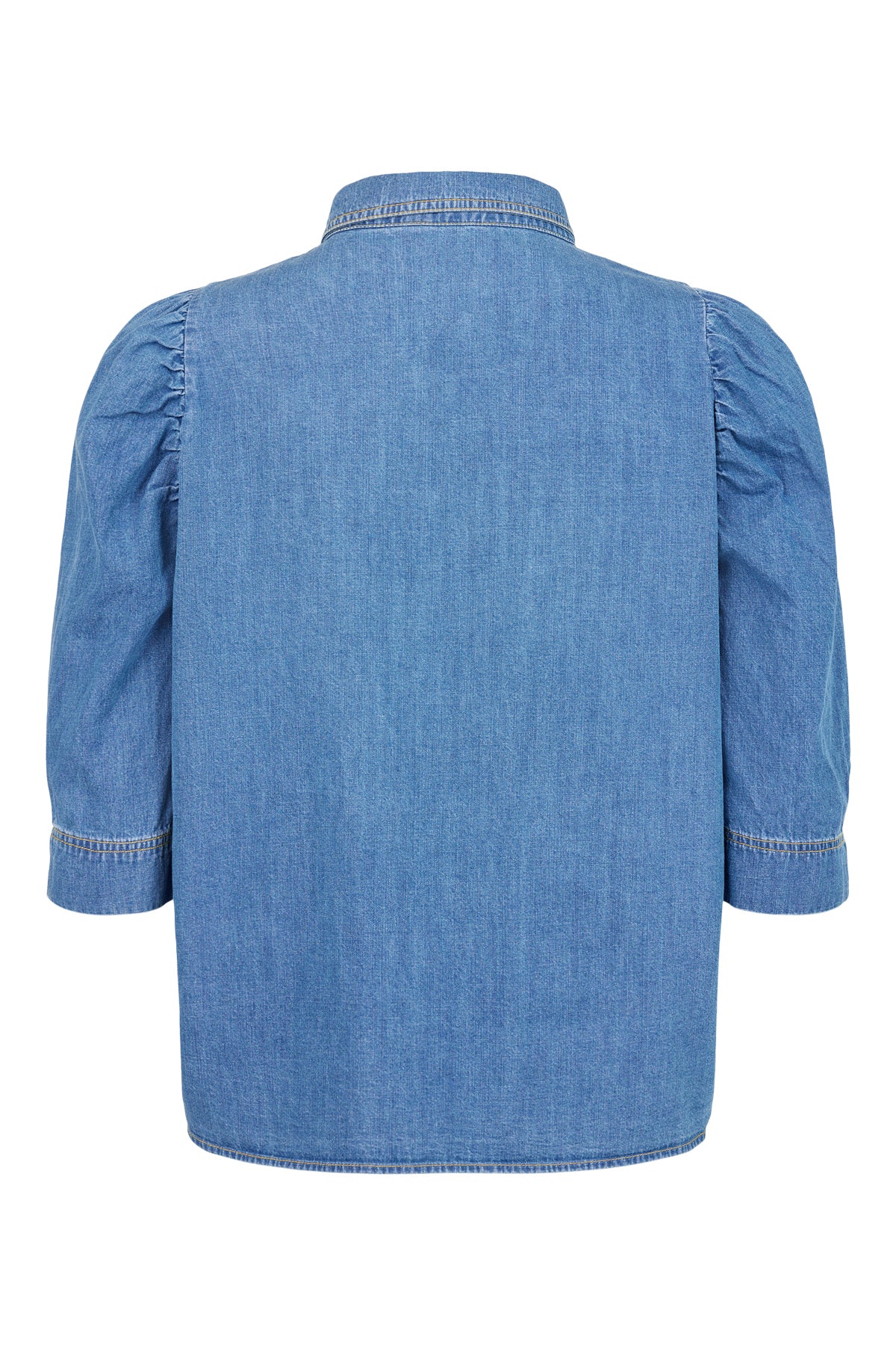 SUNDAY Puff Shoulder Denim Shirt