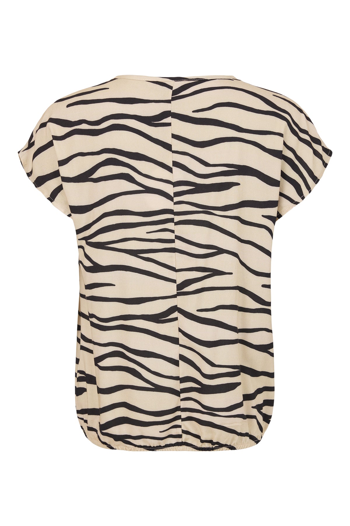 SUNDAY Beige Zebra Top