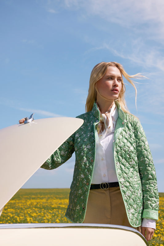 NORMANN Green Reversible Quilt Jacket