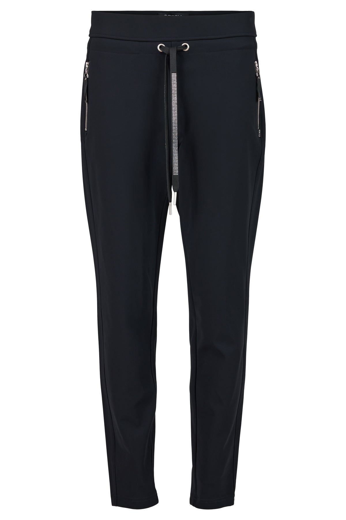 ROBELL Hygge Black Tapered Trousers