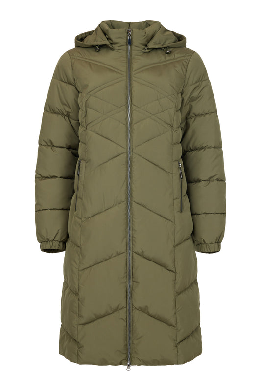 SUNDAY Olive Long Padded Jacket