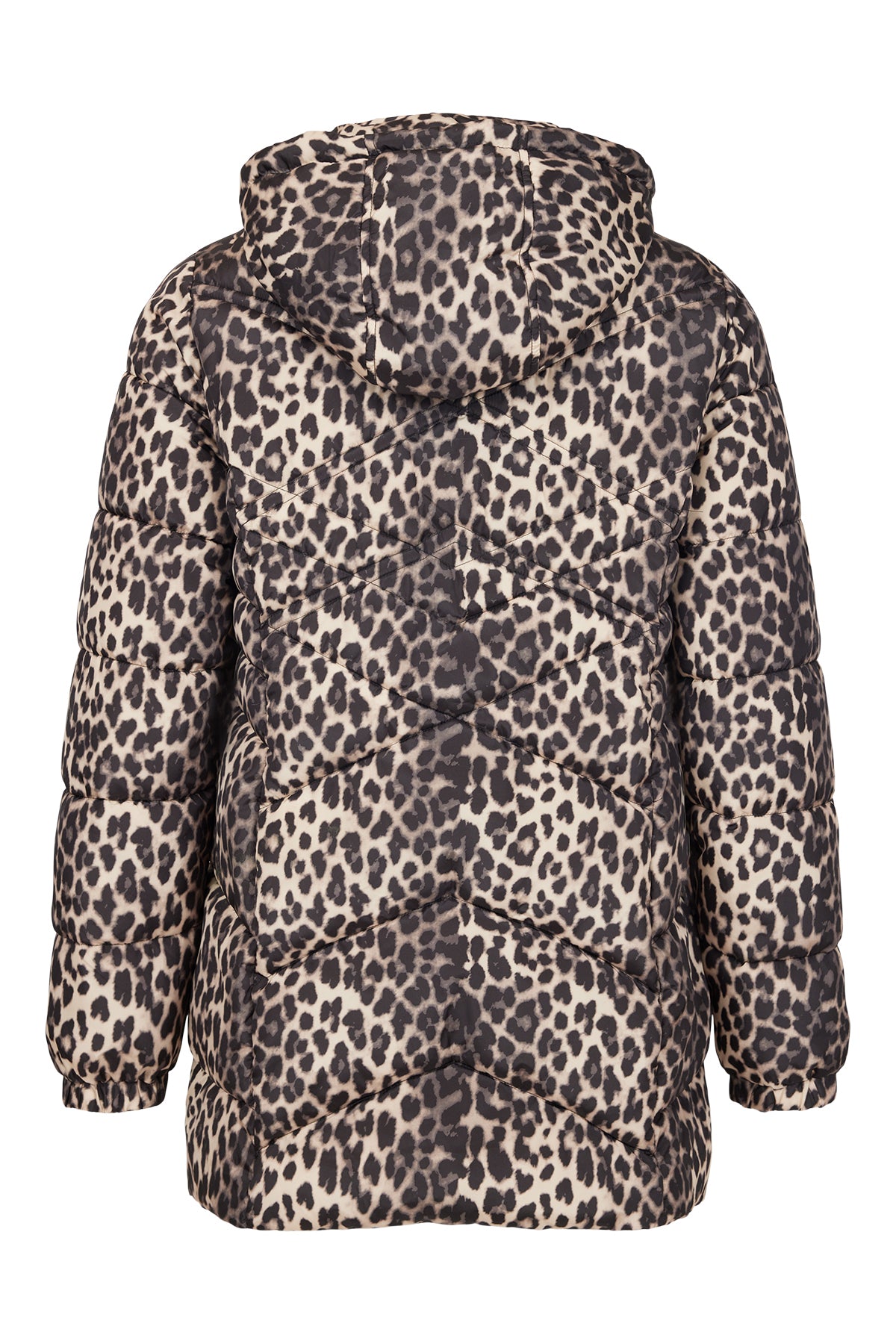 SUNDAY Leopard Print Puffy Jacket