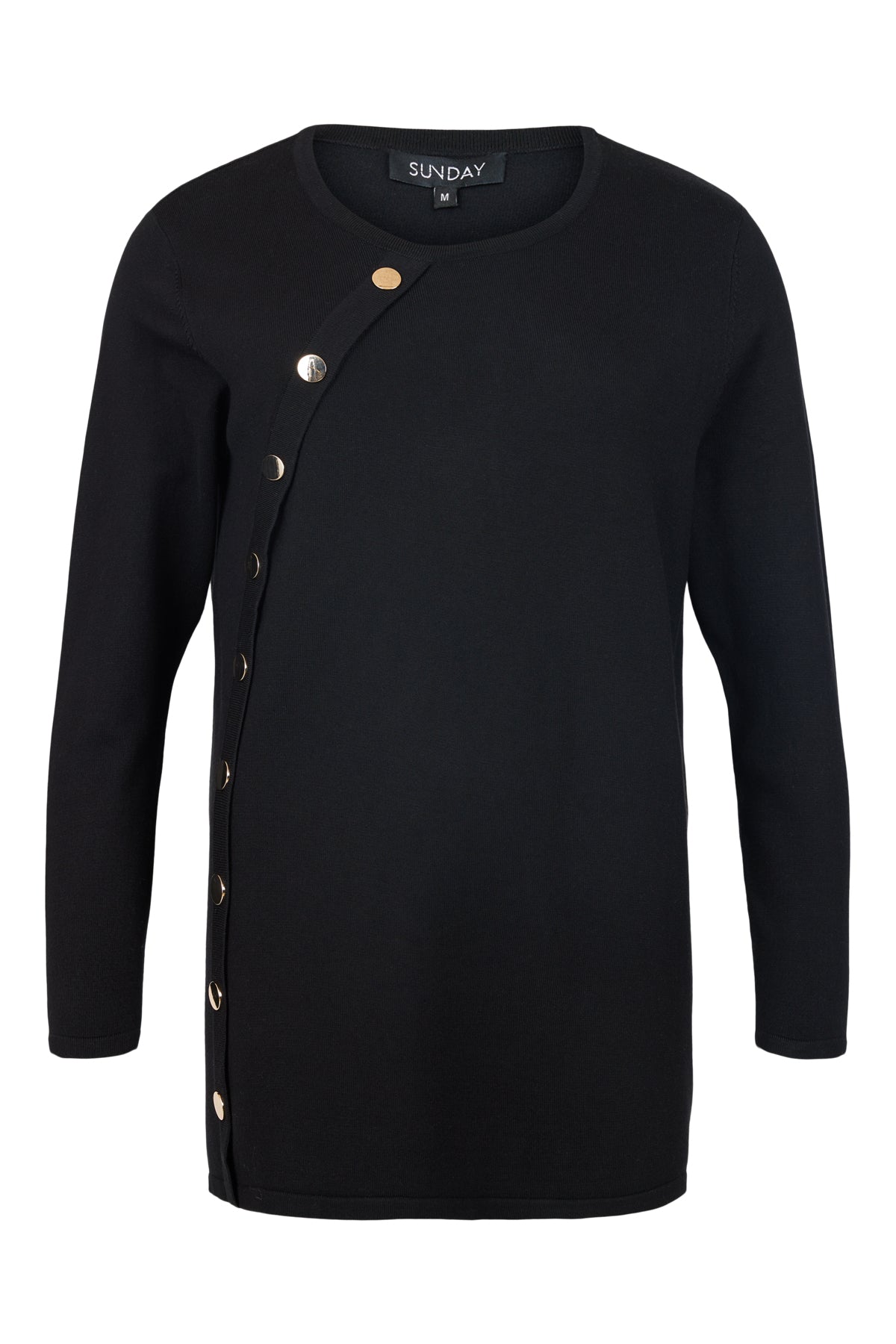 SUNDAY Black Knit Tunic