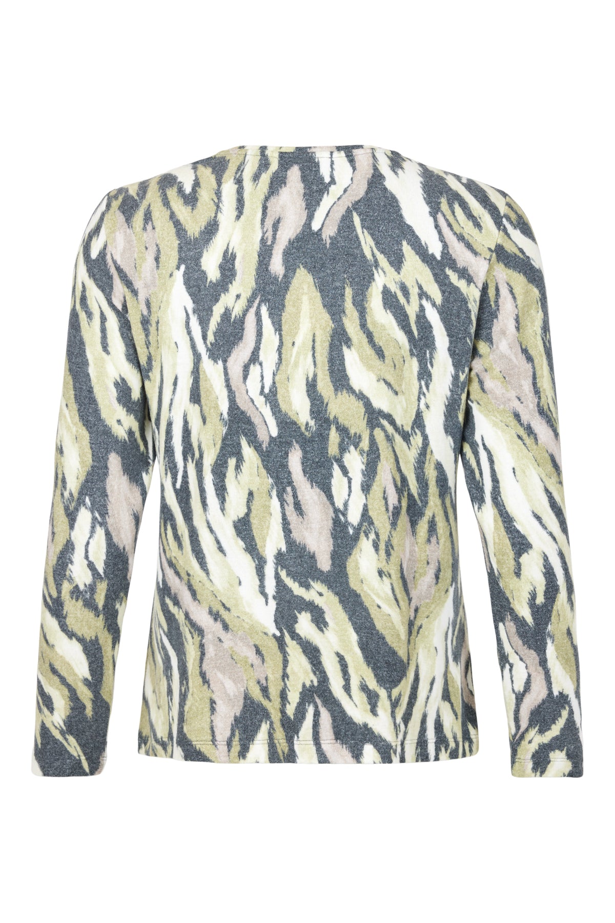 SUNDAY Green Patterned Top