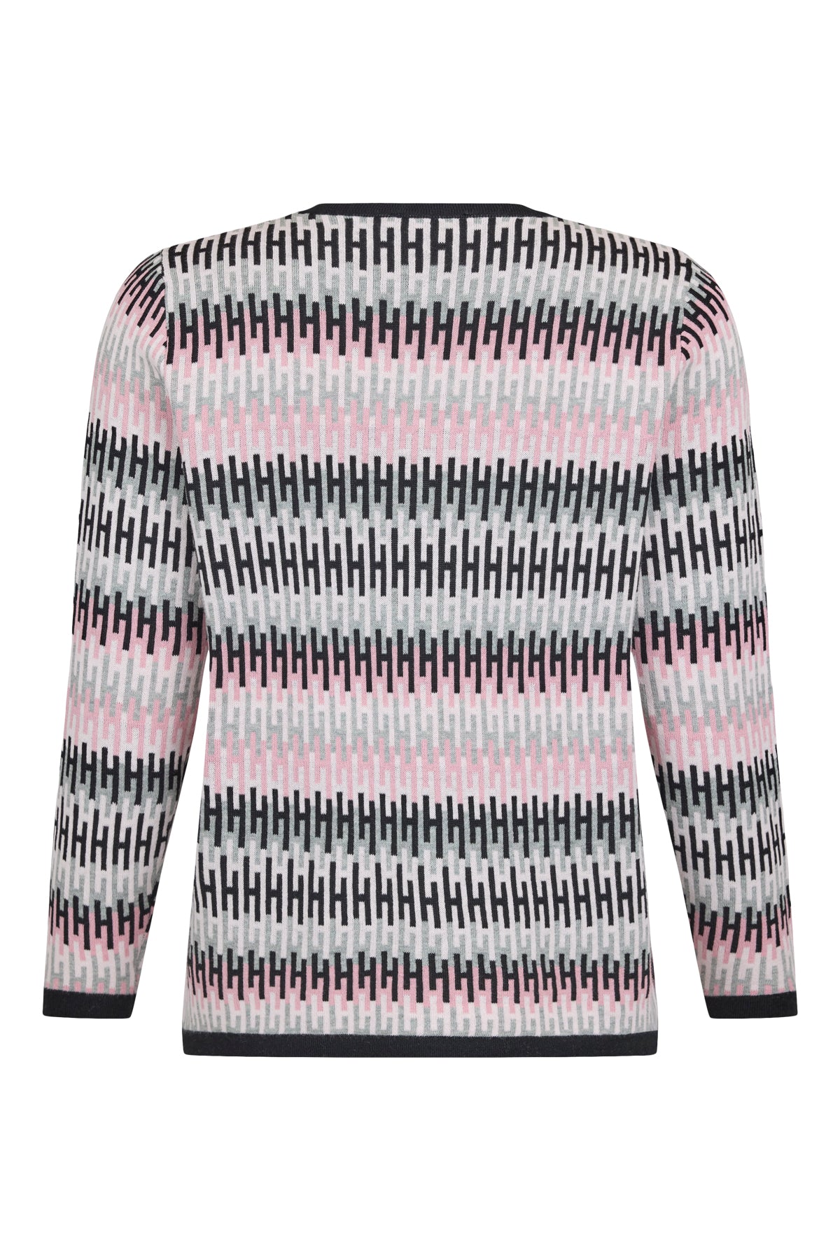 SUNDAY Black Colourful Sweater