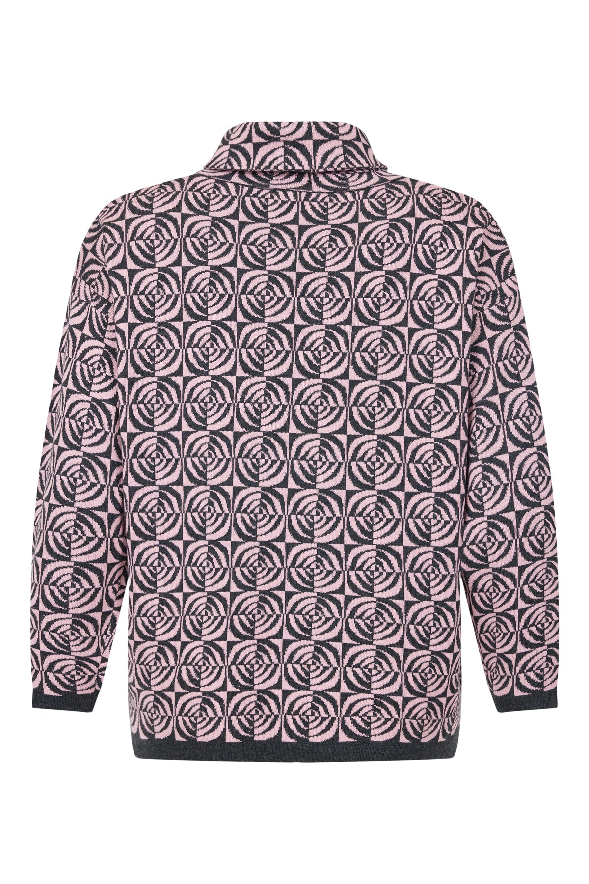 SUNDAY Pink Patterned Sweater
