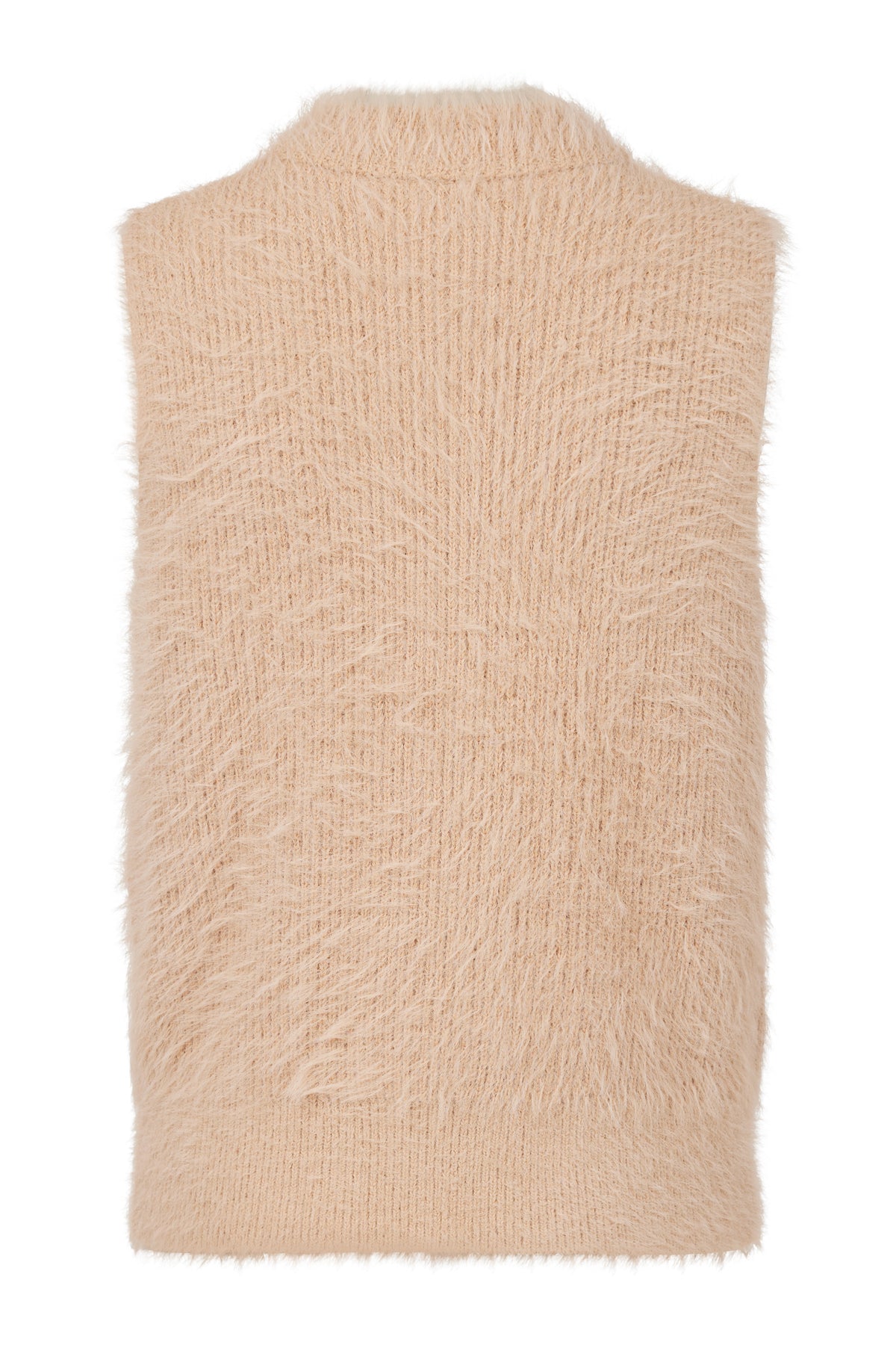 SUNDAY Light Taupe Knit Gilet