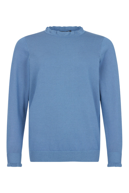 SUNDAY Frill High Neck Knit Jumper