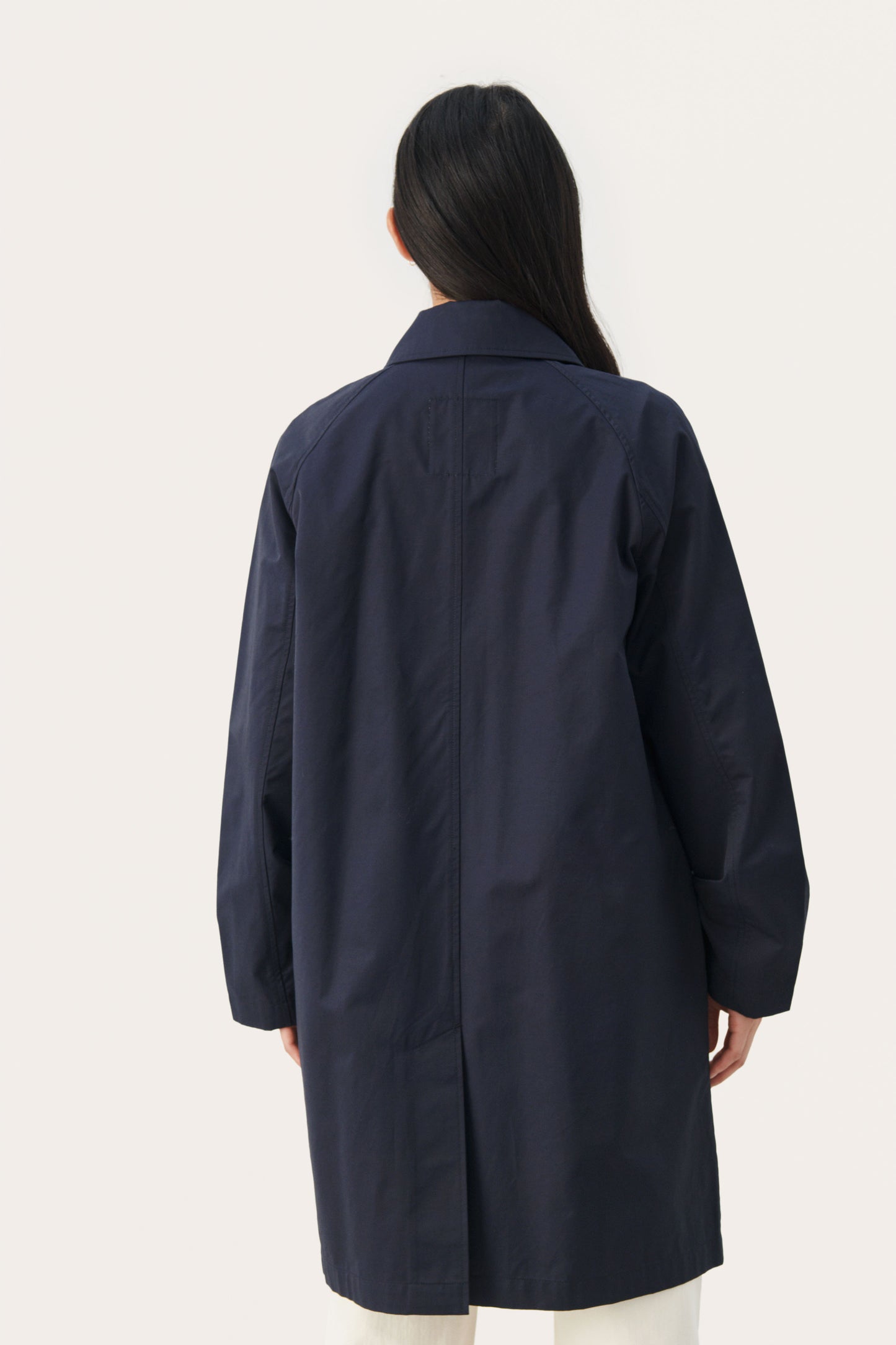 Part Two Navy Mac Jacket