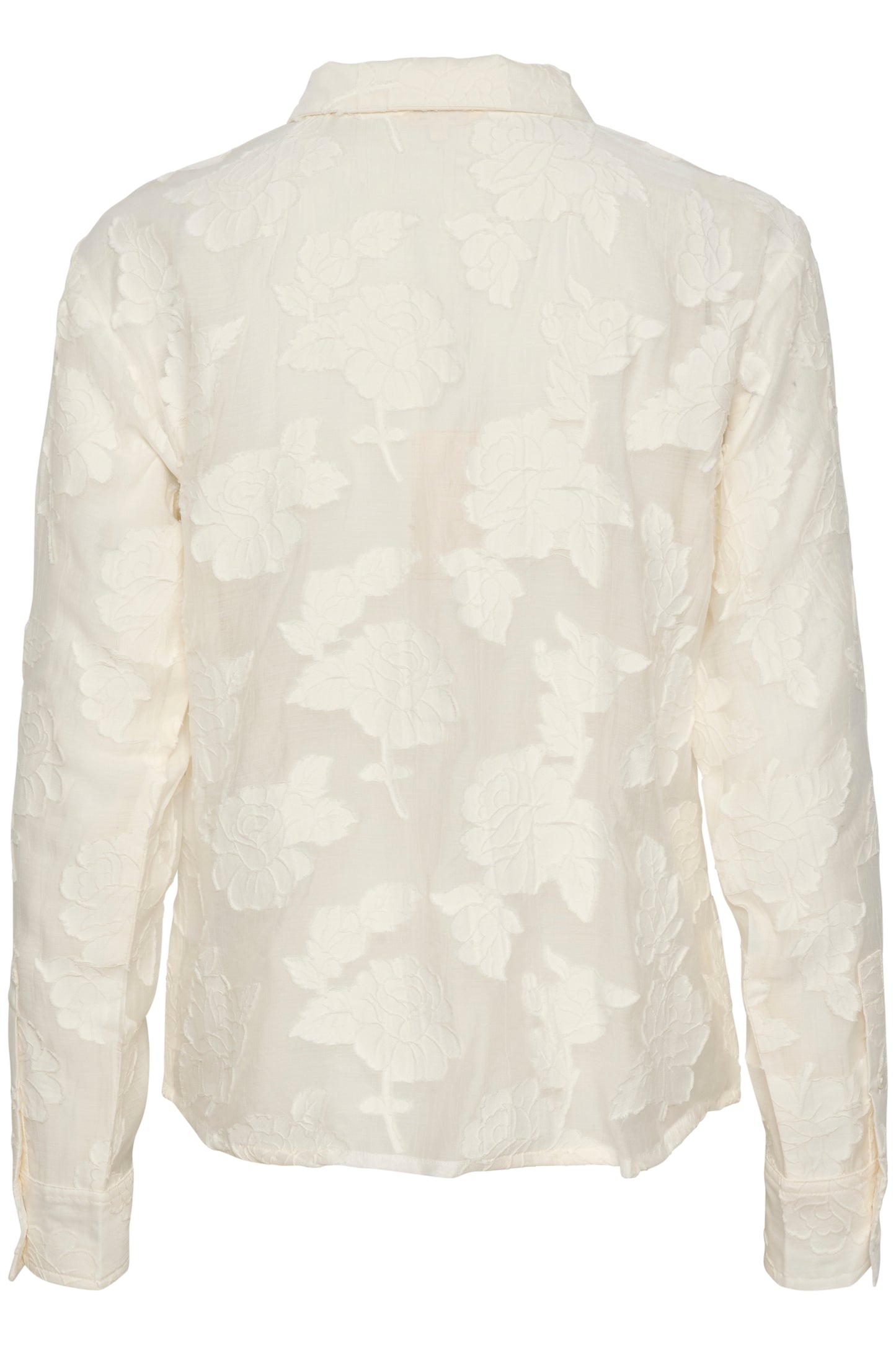 Part Two Semi Sheer Embrodiered Blouse