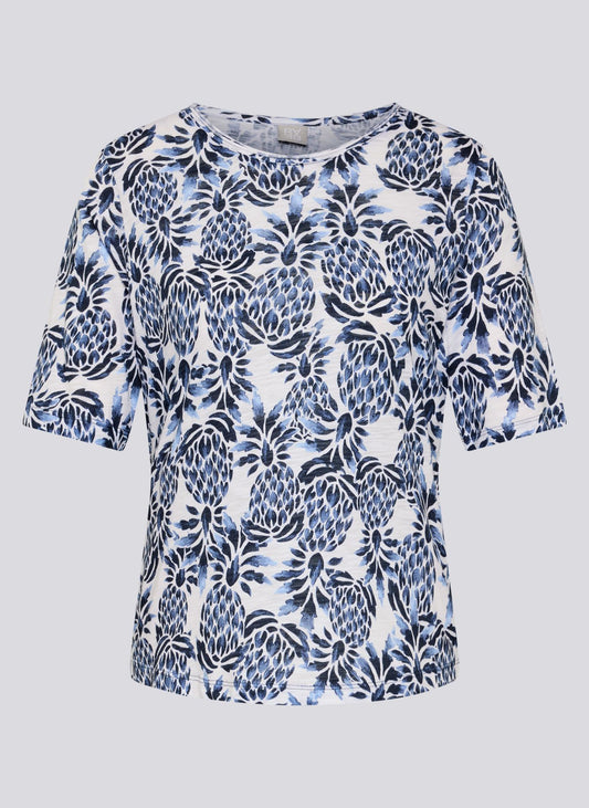 RABE Navy Print T-Shirt