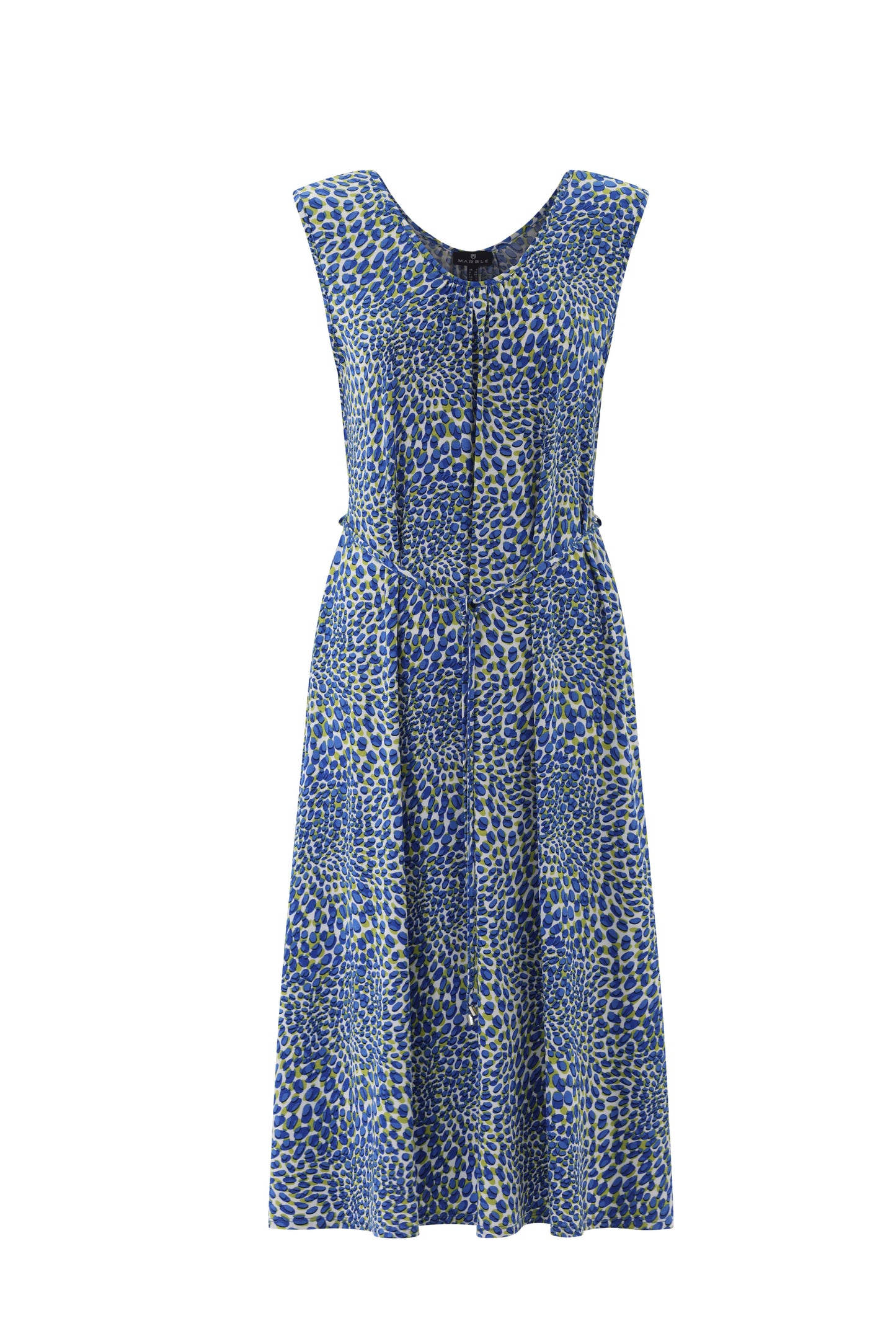 Marble Blue Midi Dress
