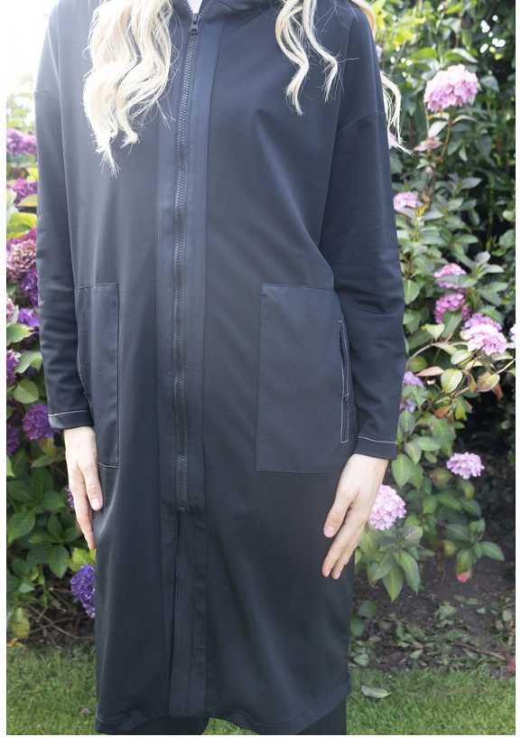 No2moro Black Aphrodite Lightweight Duster