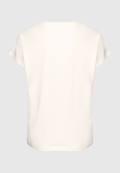 BIANCA Wildflower Print Cream T-Shirt