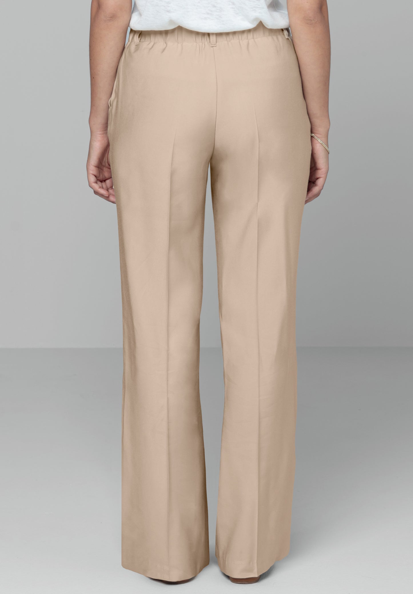 BIANCA Bisque Straight Leg Trousers