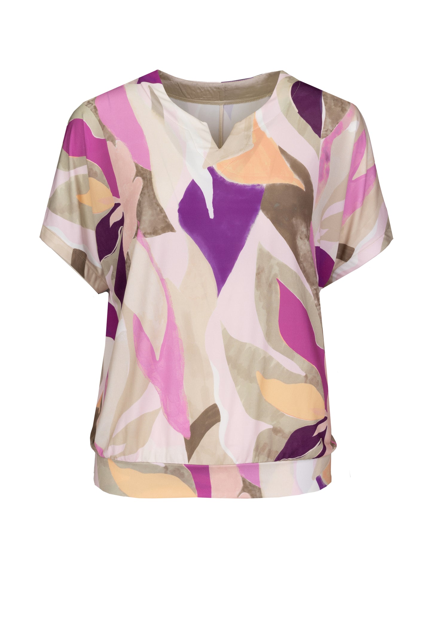 BIANCA Pink Geo Print Blouse