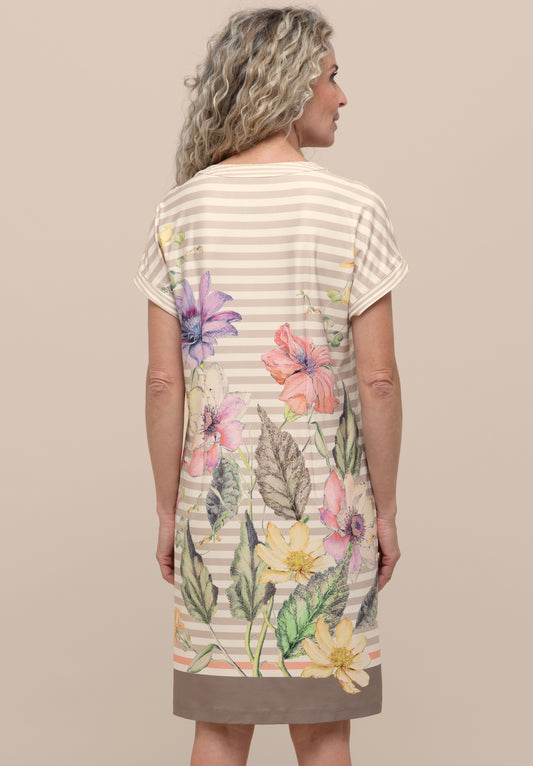 BIANCA Manu Floral Print Midi Dress