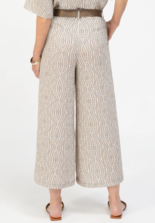 BIANCA Printed Belted Culotte
