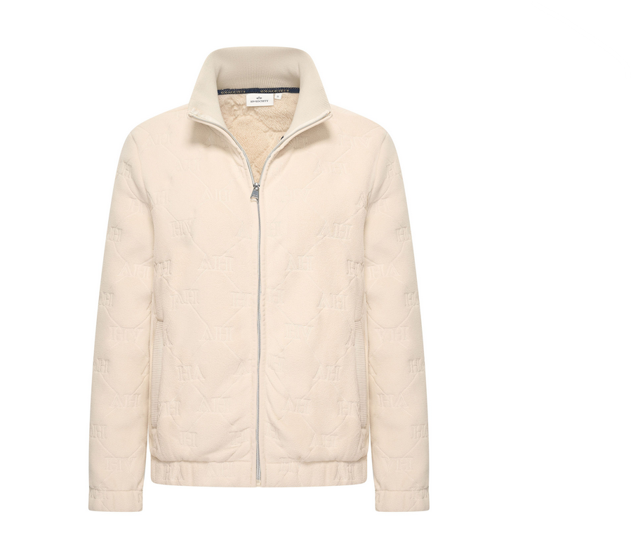 HV Society Cream Polo Cardigan