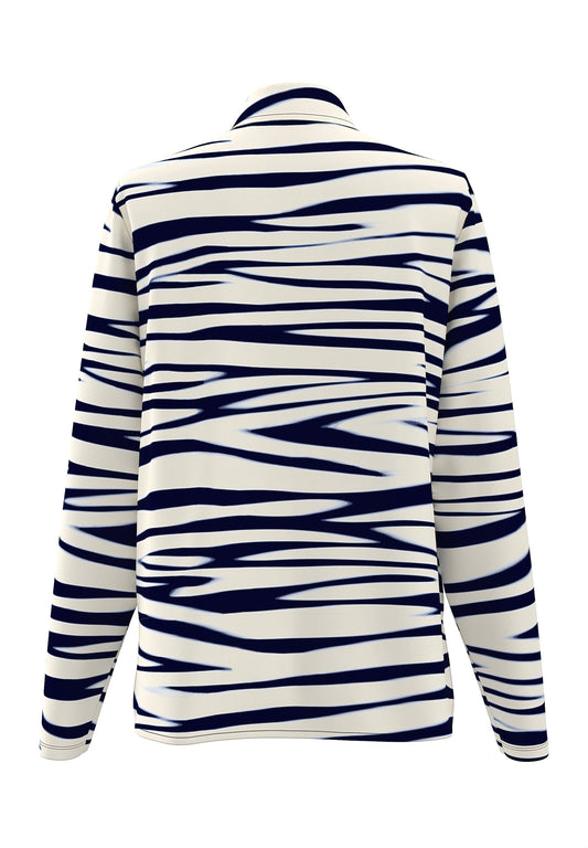 Frank Walder Zebra Print Long-Sleeve Shirt