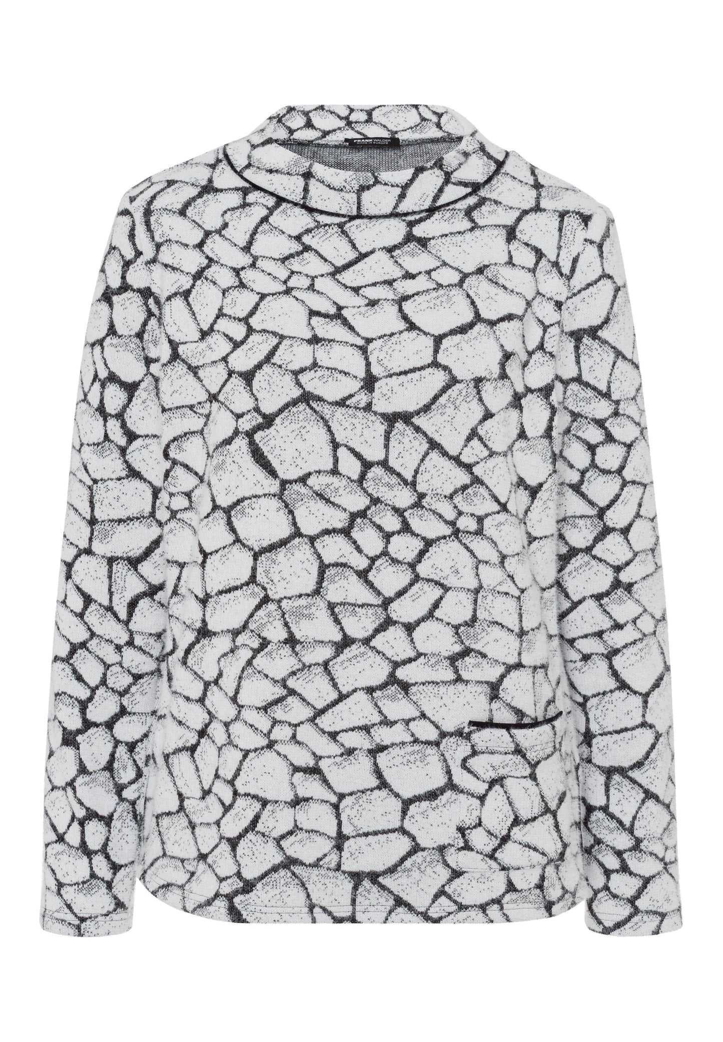 Frank Walder Soft Knit Grey Jumper