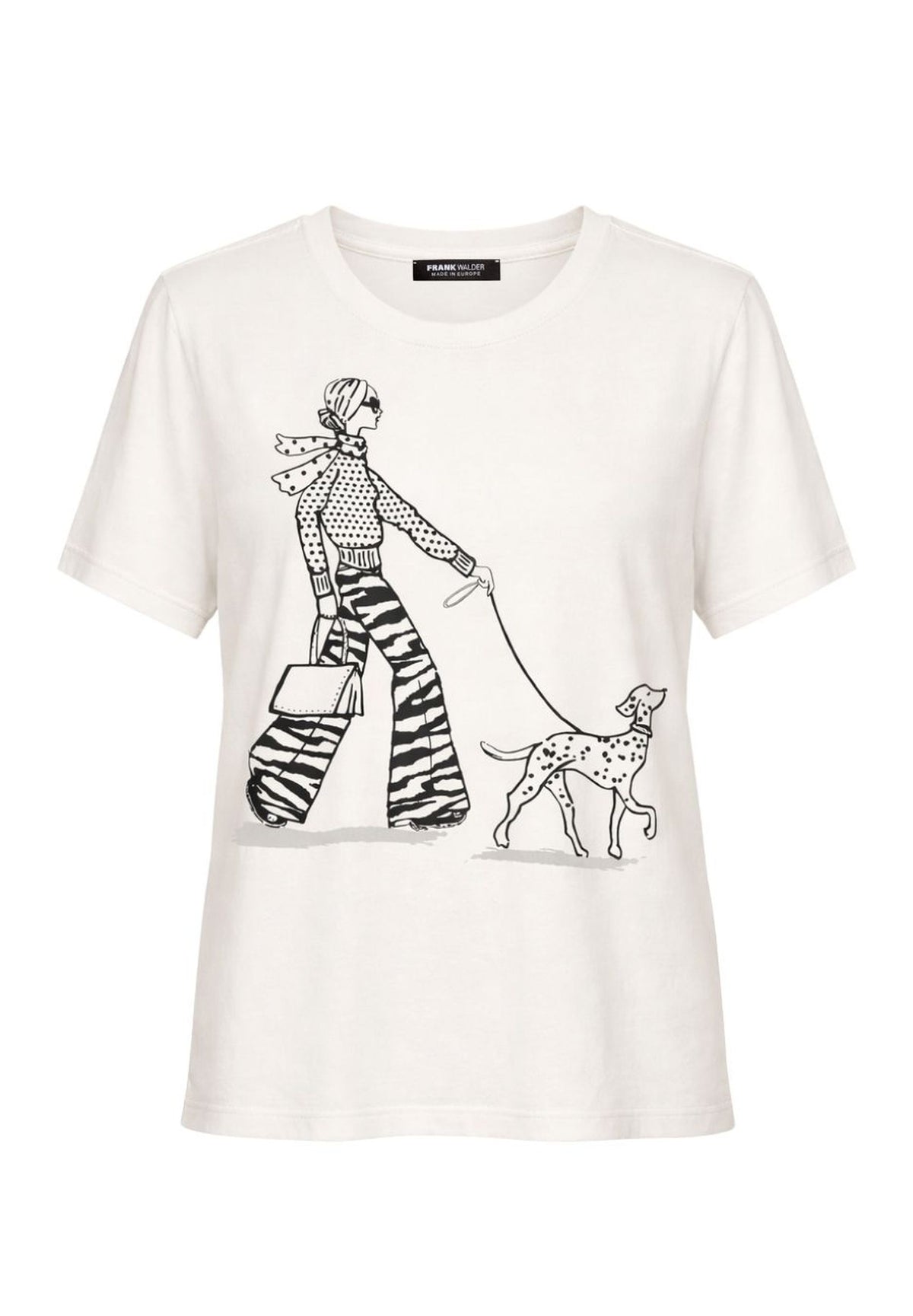 Frank Walder Walking Dog T-Shirt