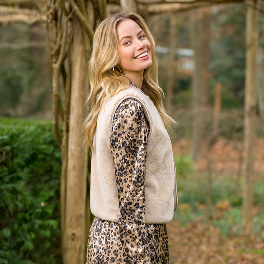 HV Society Light Taupe Gilet