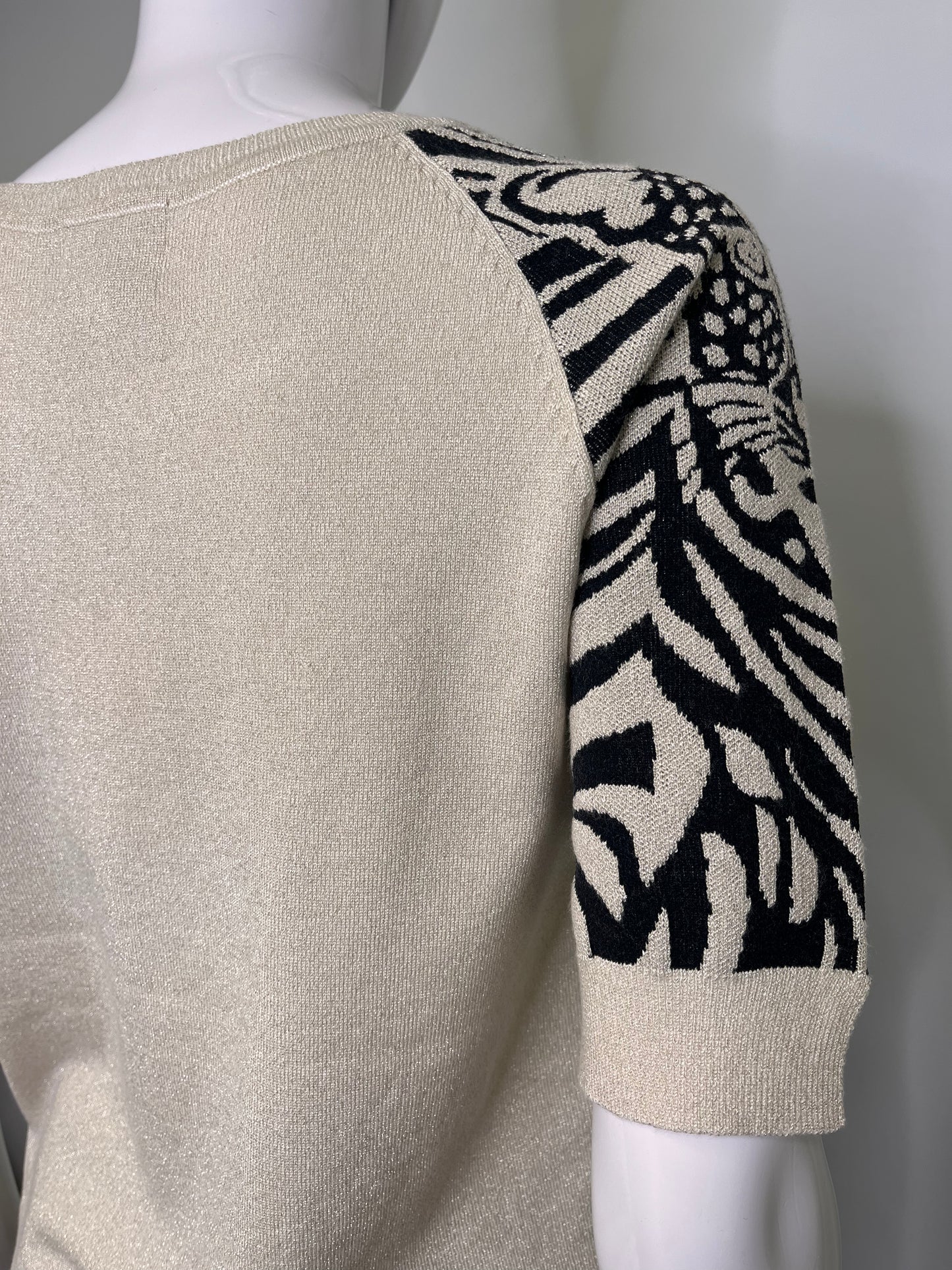 LEO&UGO Jaguar Print Sweater