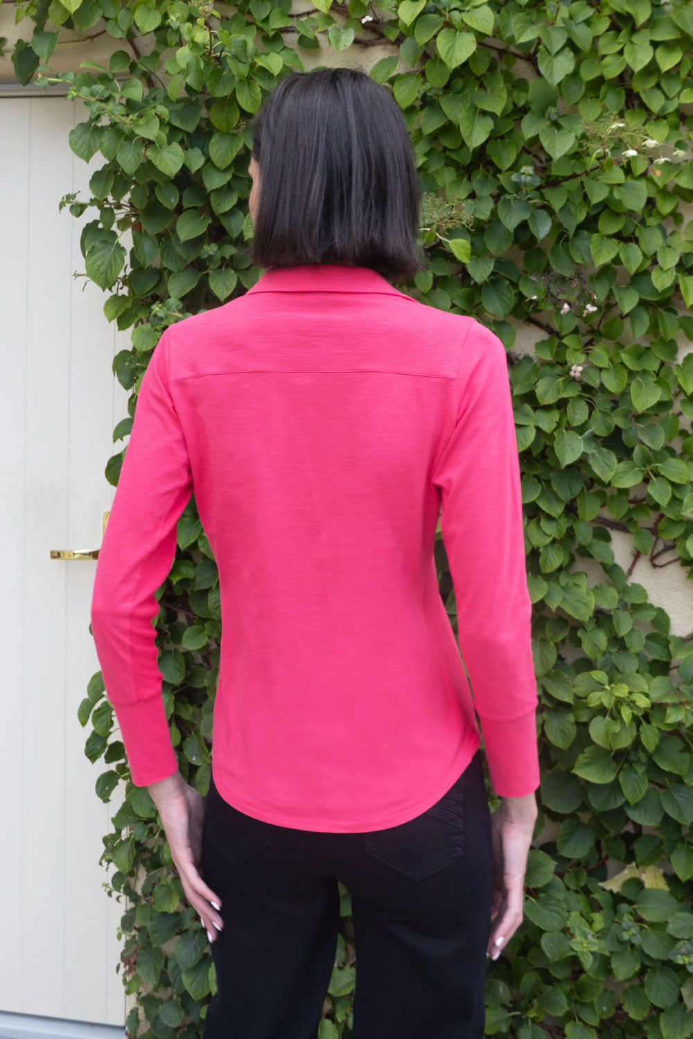 No2moro Hot Pink Izzy Cotton Shirt