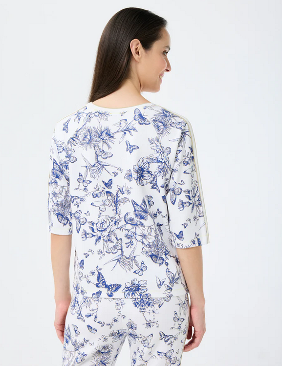 LEO&UGO Blue Print Jumper
