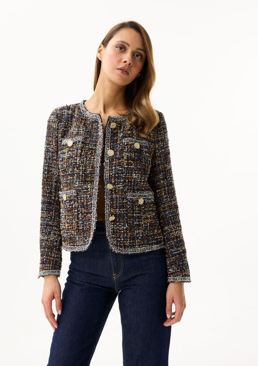LEO&UGO Navy Tweed Jacket