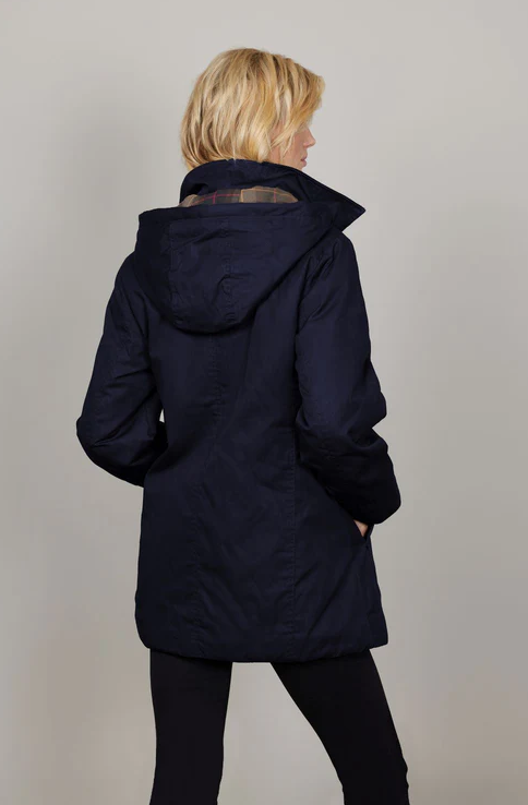 JUNGE Navy Mauda Wax Jacket