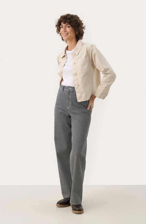 Part Two Cream Boxy Jacket