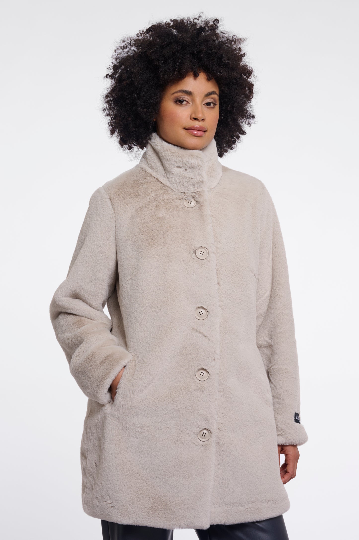 Rino&Pelle Grey Nonna Fur Coat
