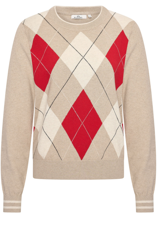 HV Society Light Taupe Pullover Jumper