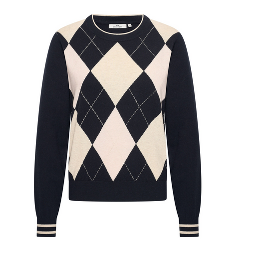 HV Society Navy Pullover Jumper