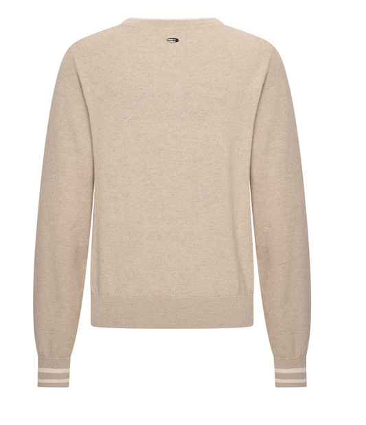 HV Society Light Taupe Pullover Jumper