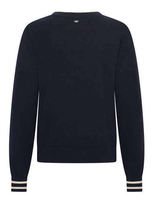 HV Society Navy Pullover Jumper