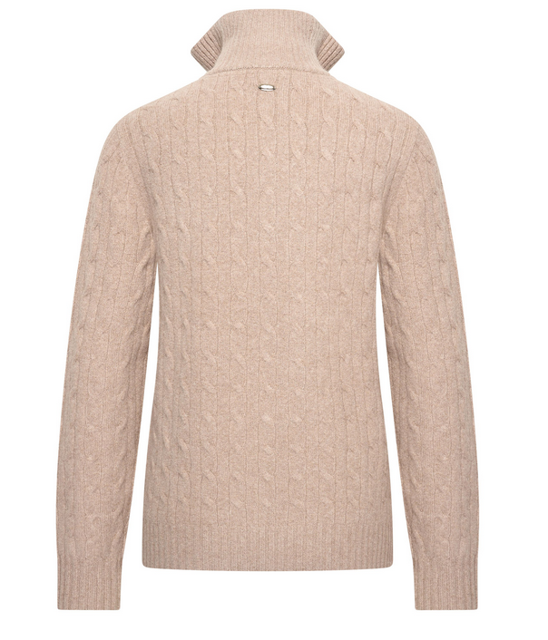 HV Society Light Taupe Knit Pullover