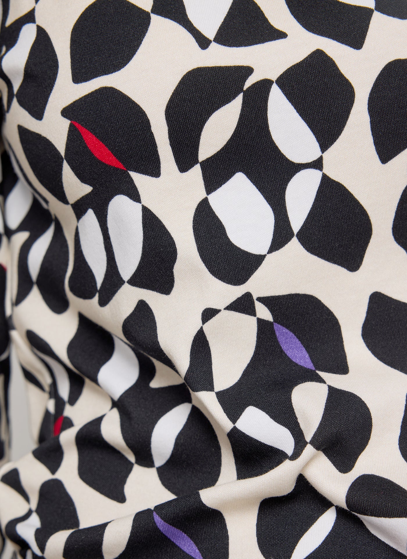 Rabe Black Multi Leo Poloshirt
