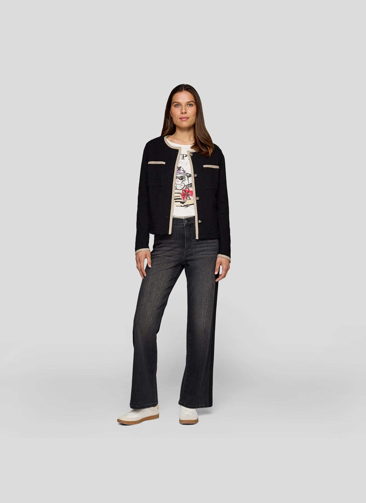 Rabe Black Tweed Jacket